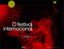 Tablet Screenshot of festivalvivadanca.com.br